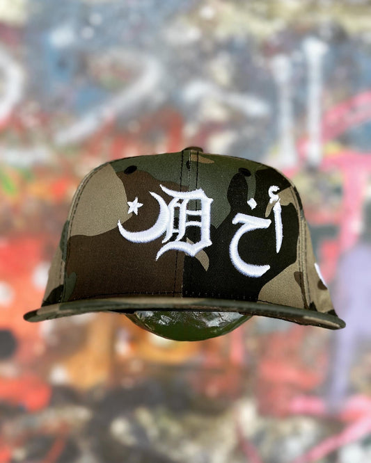 Detroit Ahki (Camo) Snapback