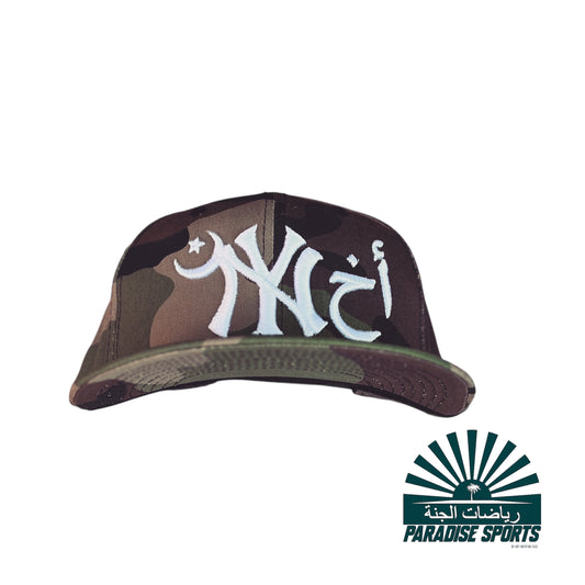 New York Ahki (Camo) Snapback (Yankee)