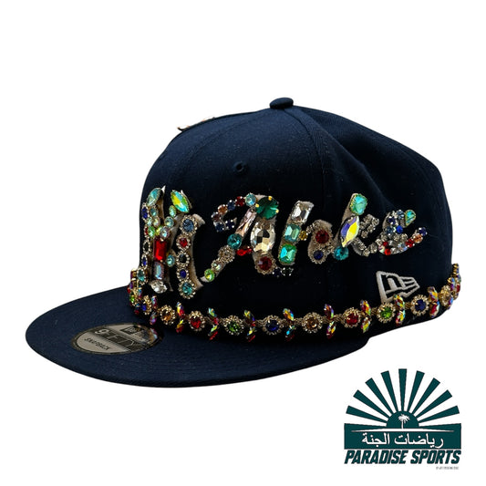 Paradise Sports “NY Ahks Crown” Hand-Jeweled Snapback