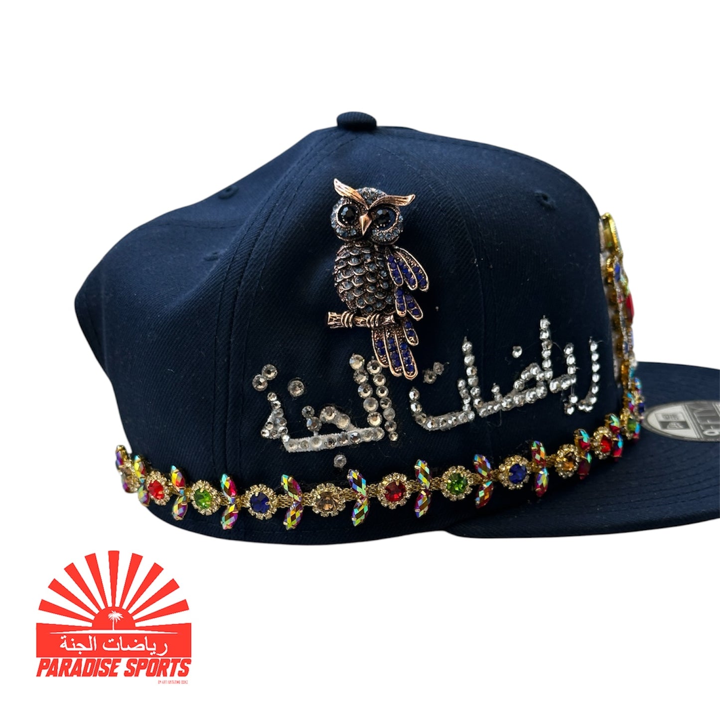 Paradise Sports “NY Ahks Crown” Hand-Jeweled Snapback