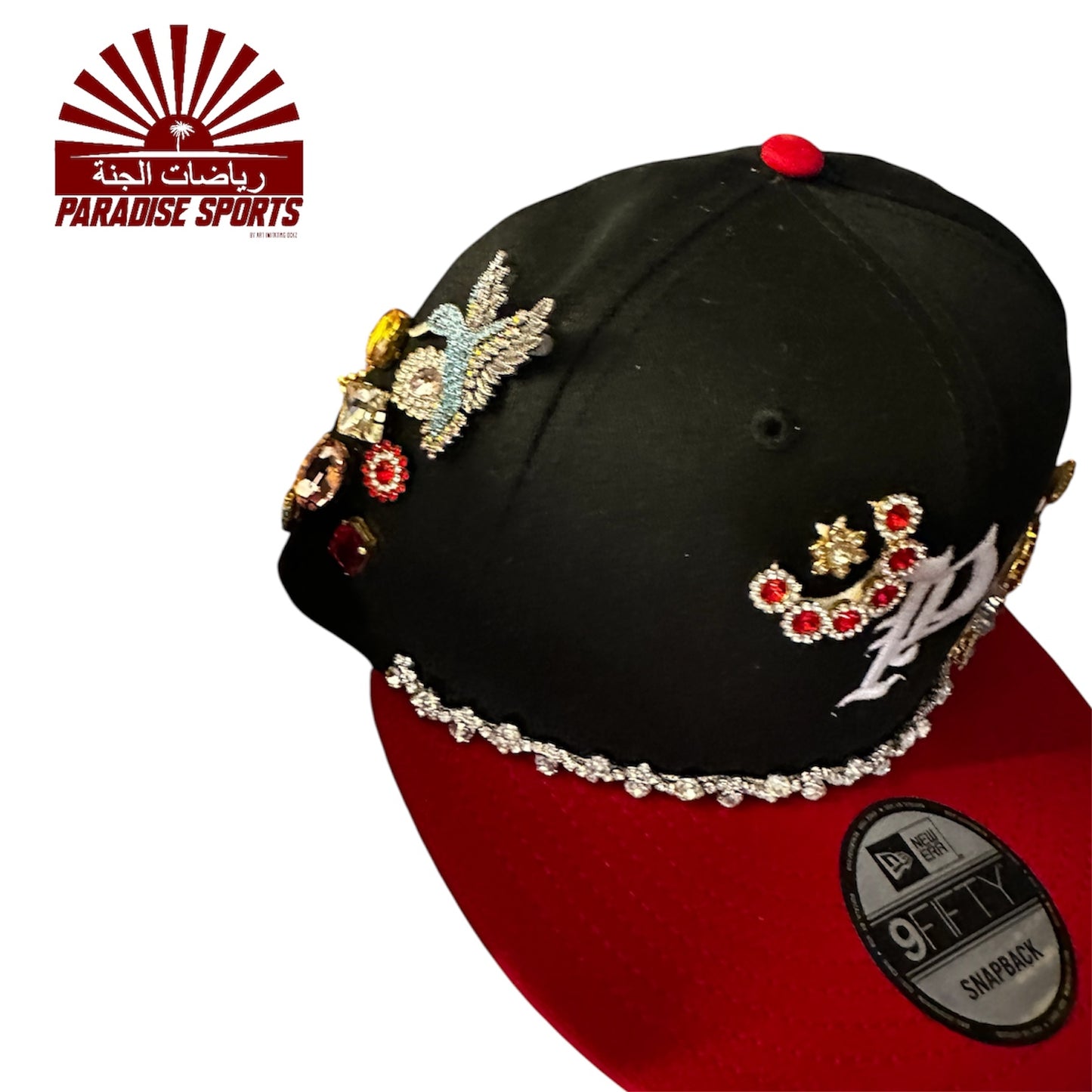 Paradise Sports “Philly Ahks Crown” Hand-Jeweled Snapback