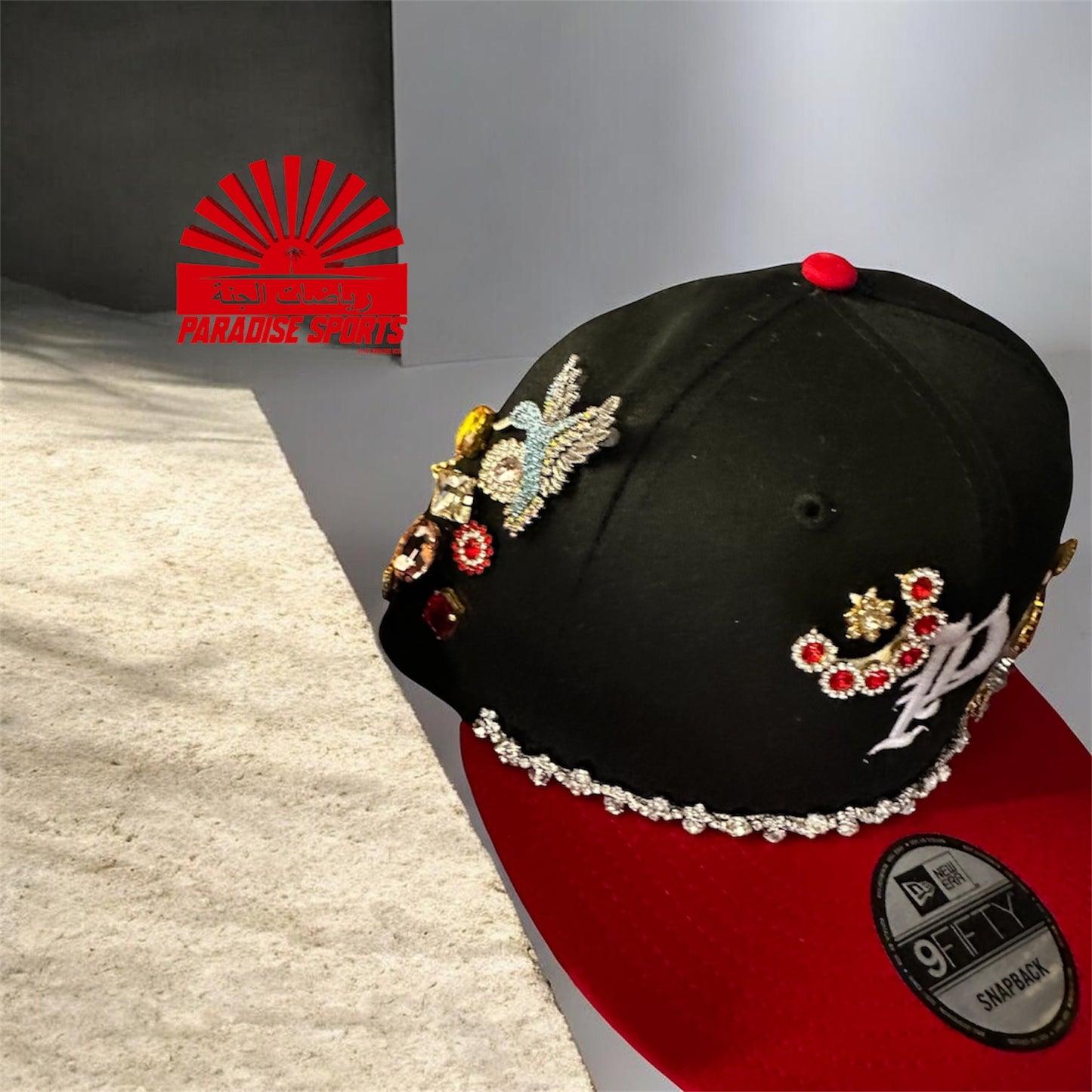 Paradise Sports “Philly Ahks Crown” Hand-Jeweled Snapback