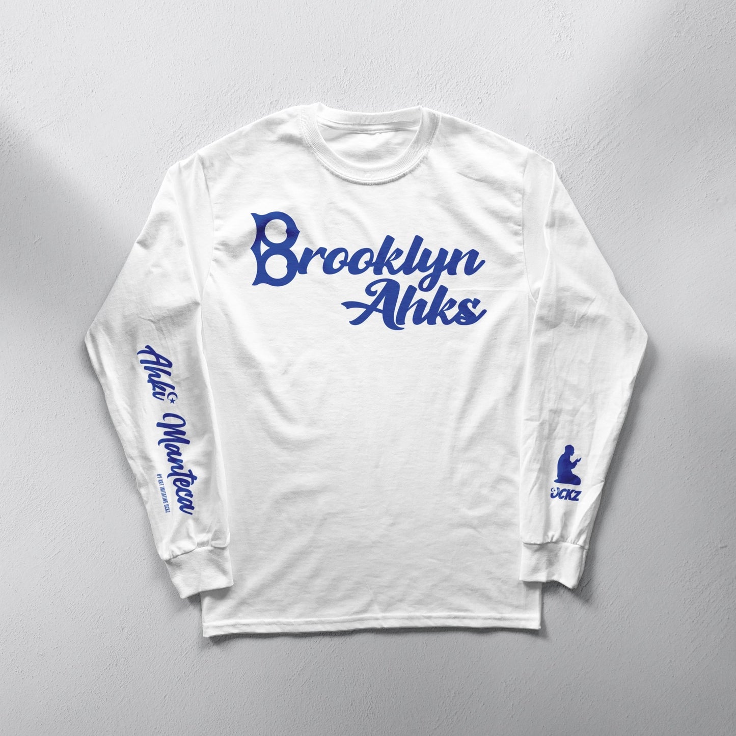 Brooklyn AHKS Longlseeve Tee (White)