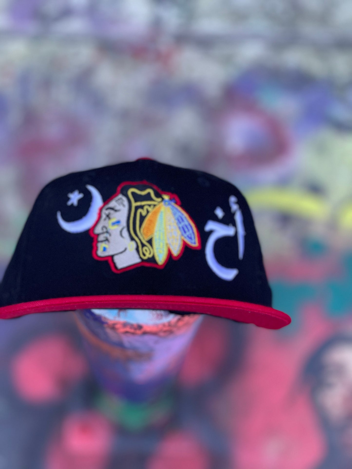 Chicago Ahki (Brother) Snapback Blackhawks version